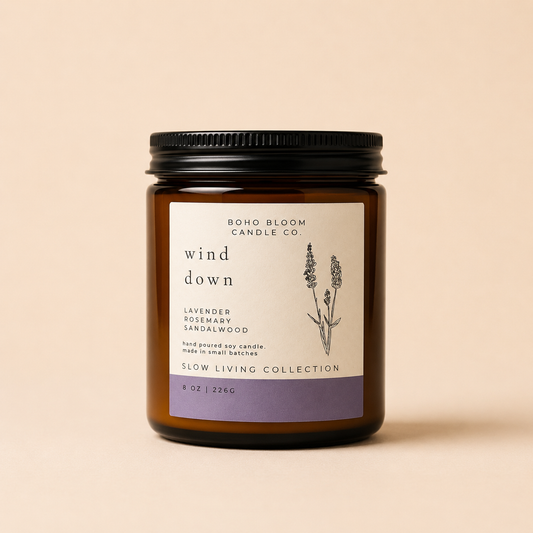 Wind Down Soy Candle