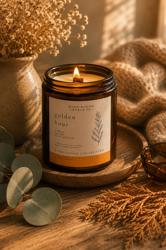 Golden Hour Soy Candle