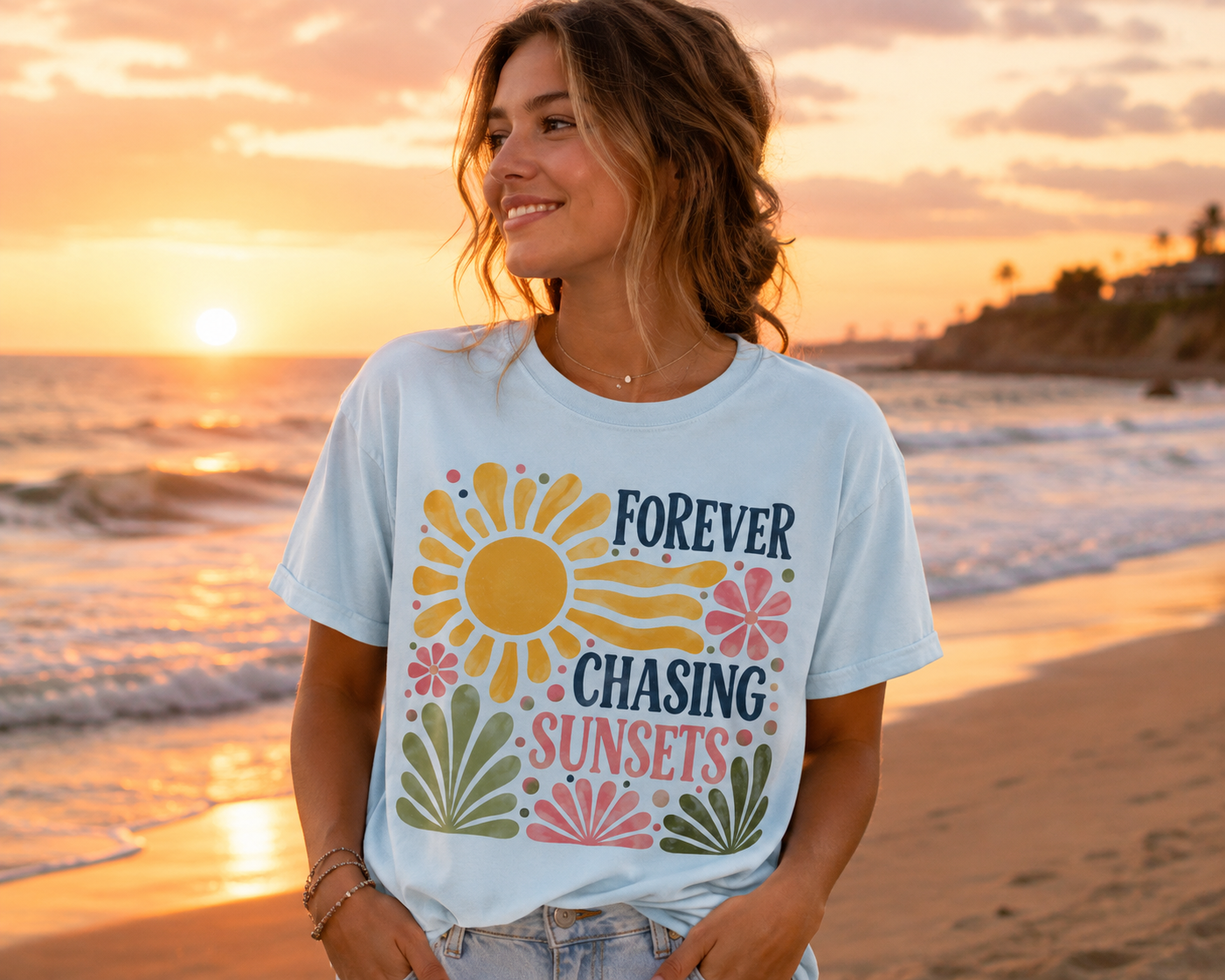 Chasing Sunsets Graphic Tee