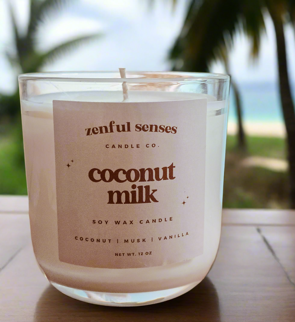 Coconut Milk Candle - Zenful Senses