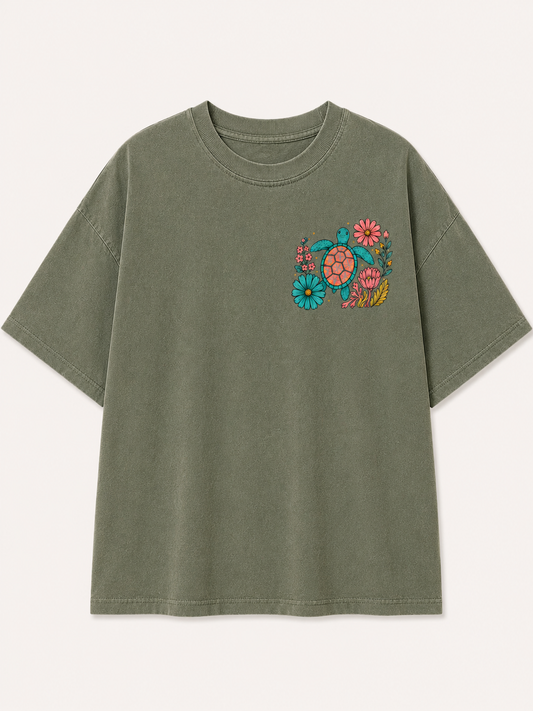 Go With The Flow Graphic Tee