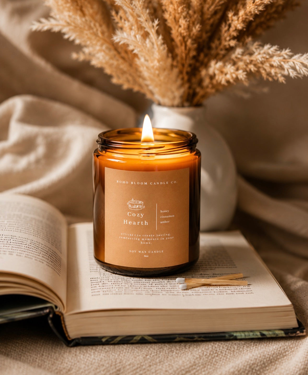 Cozy Hearth Soy Candle