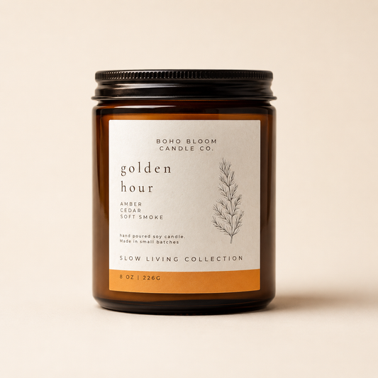 Golden Hour Soy Candle