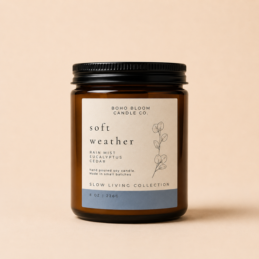 Soft Weather Soy Candle