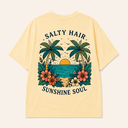 Salty Hair Sunshine Soul Graphic Tee