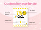 Two Cool Birthday Invitation