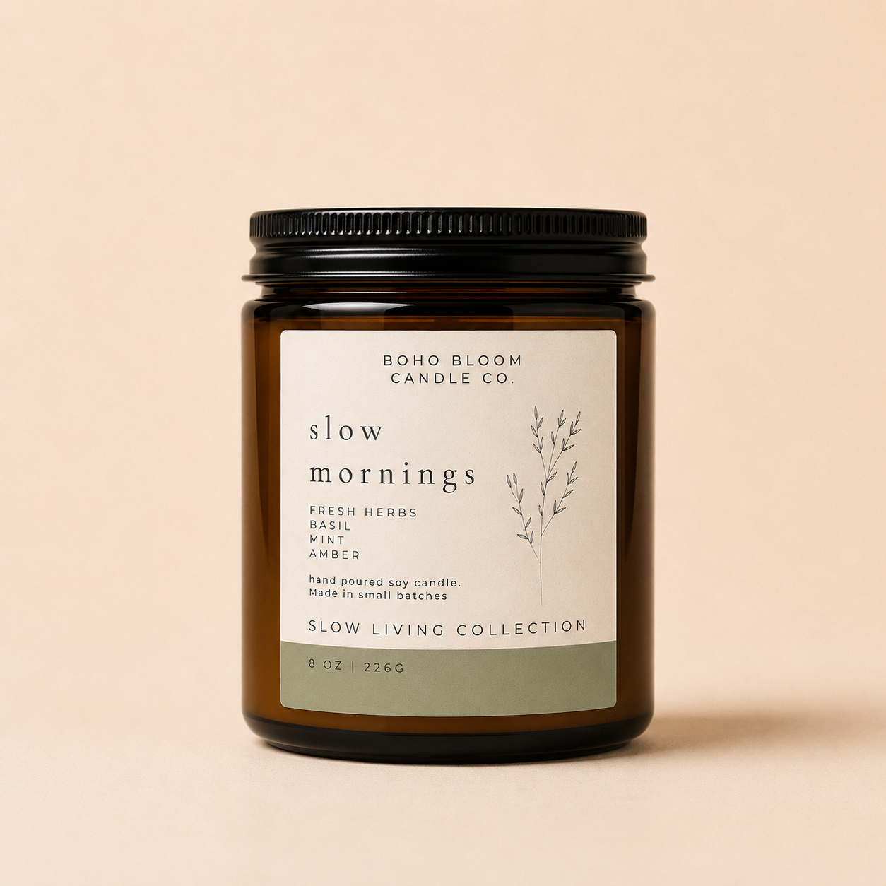 Slow Mornings Soy Candle