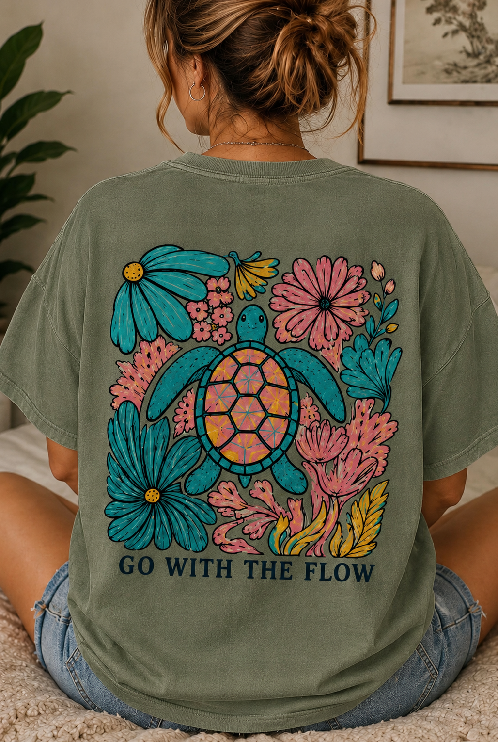 Go With The Flow Graphic Tee