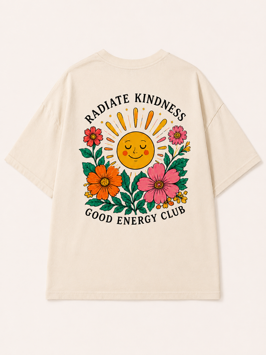 Radiate Kindness Good Energy Club Graphic Tee