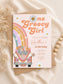 One Groovy Girl First Birthday Invitation