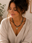 Celestial Opal Beaded Necklace