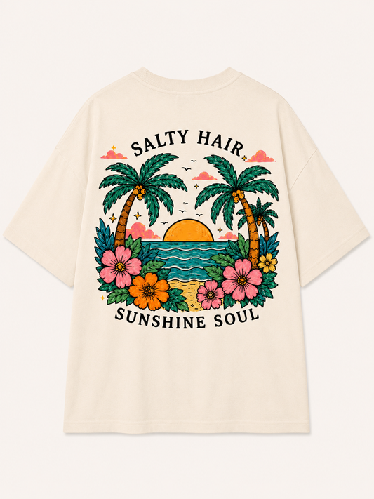 Salty Hair Sunshine Soul Graphic Tee