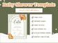 A Little Cutie Is On The Way Baby Shower Invitation Template