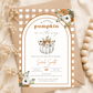 A Little Pumpkin Baby Shower Invitation