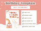 Young Wild & Three Birthday Invitation Template